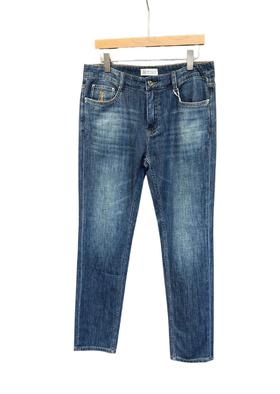 男款口袋刺绣牛仔裤长裤la006