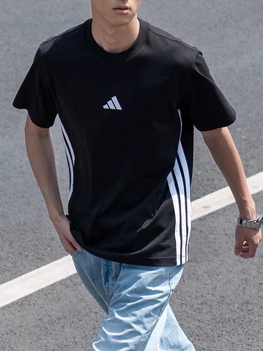 XXM Adidas阿迪达斯短袖男T恤2026夏季新款运动休闲男装透气圆领上衣 商品图2