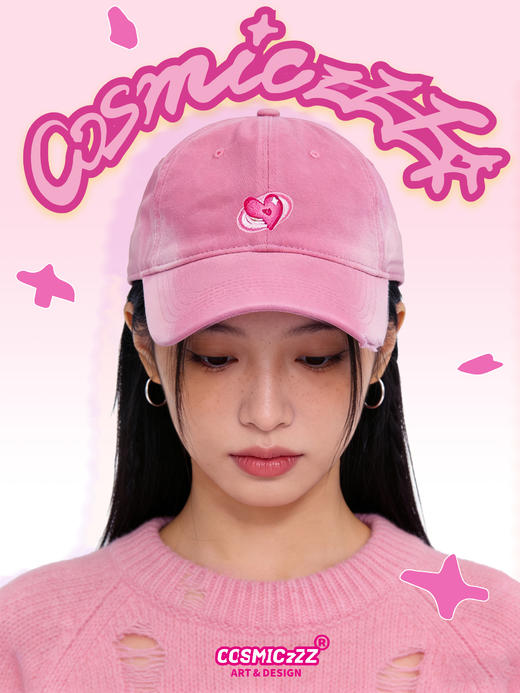 【梦境银河】系列 刺绣做旧棒球帽 商品图0