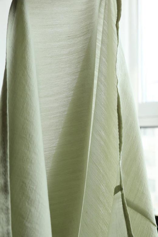 朱珠代言伊*丽同款，可系绳包扣醋酸衬衫  26Y04078- 商品图6