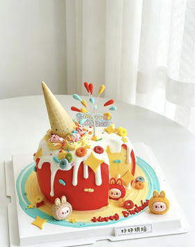 苹果蛋糕🍎（拉布布颜色随机，需要指定款可联系客服）