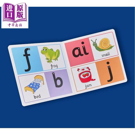 【中商原版】英文原版 快乐自然拼读 我的第一本字母发音 纸板书 Jolly Phonics My First Letter Sounds Pre-cursive letters 商品图2