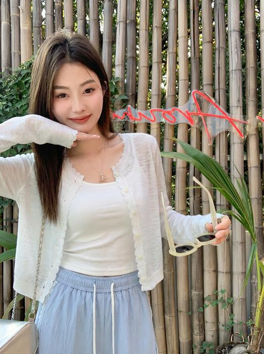 <曾小咸推荐>4.17现货秒杀 ！微信超特价！韩系抽绳蕾丝边休闲裤 日常199.99 立减120 秒杀79.99！！ 商品图8