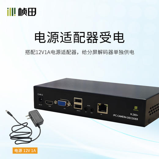 10路 网络多路解码分屏器套装GNT-ND6010（赠送电源适配器） 商品图3