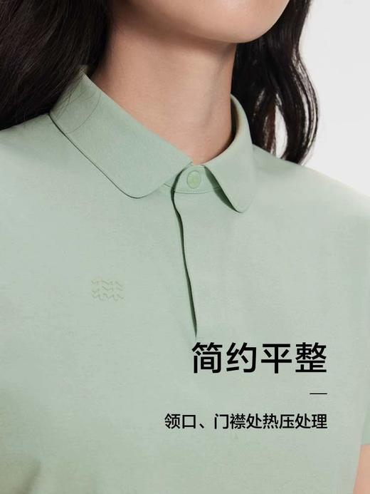 点此购买 可隆夏季女士冰感Sorona面料短袖polo衫 ye 345297 商品图8