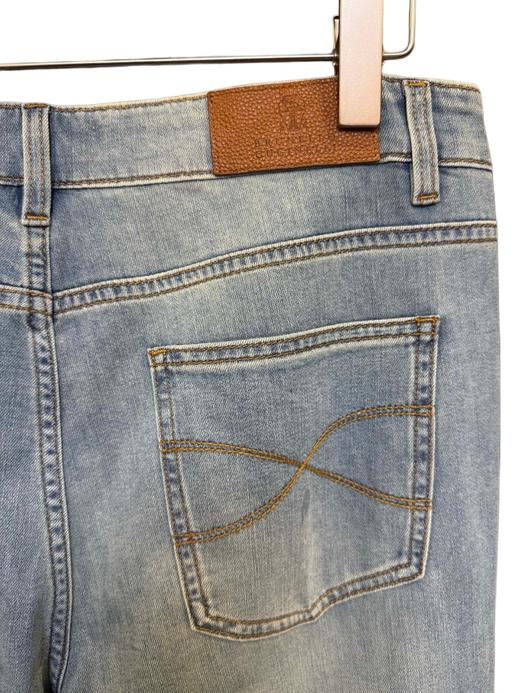 男款洗水小脚牛仔裤长裤la006 商品图2