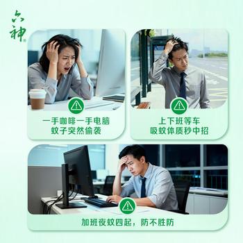 六神冰莲香驱蚊喷雾180ml  基孔肯雅热  4.5%驱蚊酯 花露水驱蚊液 商品图1