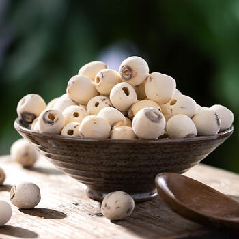 禾煜莲子 200g  磨皮通芯  桂圆百合银耳羹煲汤食材 /粮油调味 /南北干货 /果茎食补干货 商品图3