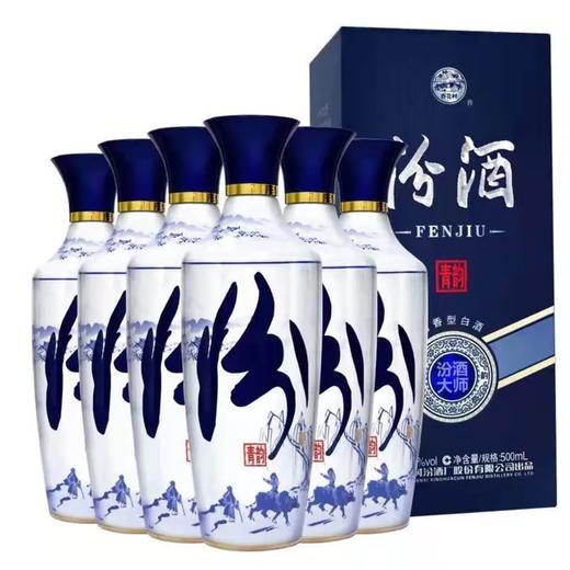 2023年汾酒大师青韵，汾酒股份出品，53度清香型白酒，整箱500ml*6瓶。 商品图2