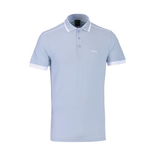 【超惠秒】BOSS 男士百搭全棉休闲短袖Polo T恤11961 商品图0