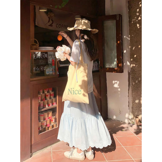 <曾小咸推荐>4.18现货秒杀 ！微信超特价！韩系字母印花正肩短袖 日常119.99 立减60 秒杀59.99！！ 商品图4