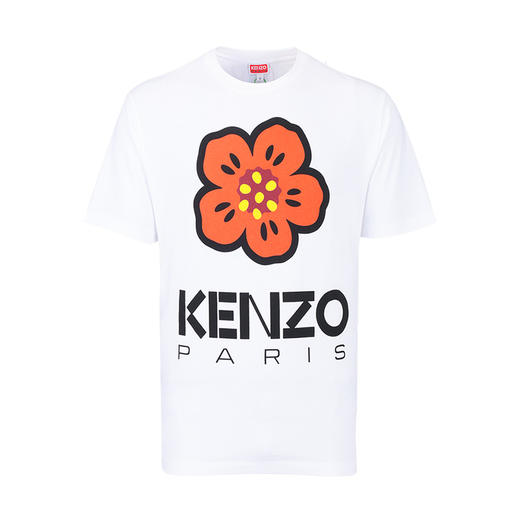 【超惠秒】KENZO 高田贤三 男士 全棉海棠花logo质感圆领短袖T恤 11894 商品图0
