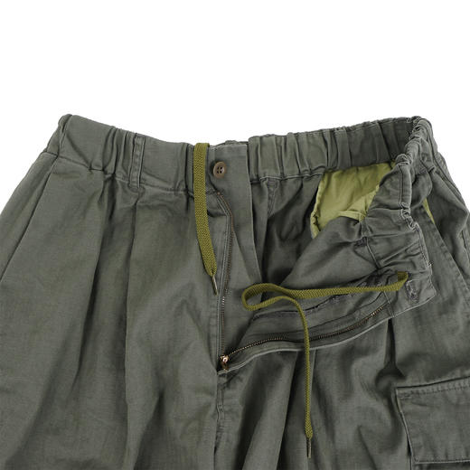 is-ness Herringbone 6-Pocket Shorts 水洗加工宽松工装短裤 商品图1
