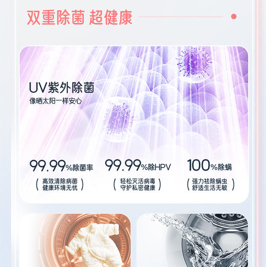 统帅（Leader）洗衣机 XQGL20-ZHBD671WU1 海尔出品 商品图6