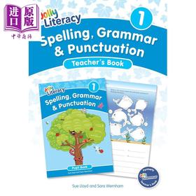 【中商原版】快乐学读写 拼写语法标点符号教师书1 英式英语 Jolly Literacy Spelling Grammar Punctuation Teachers Book 1