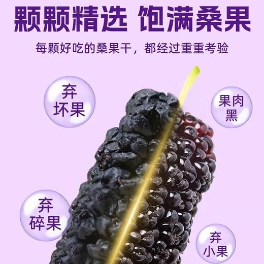 一品玉 新疆黑桑葚干 100g/包 商品图2