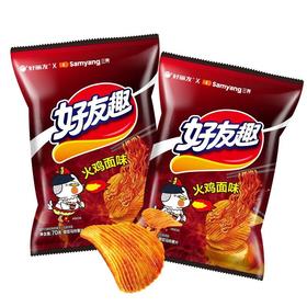 好丽友好友趣 火鸡面味原切马铃薯片 70g/包
