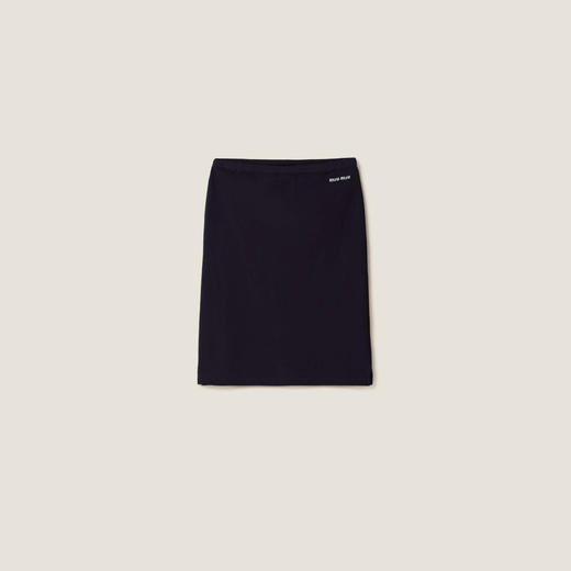 MIU-SK 珠地棉包臀裙 商品图0