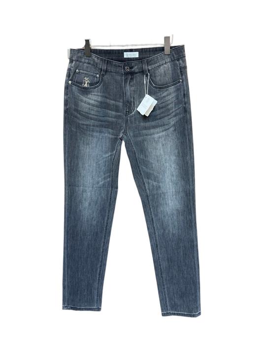 男款口袋刺绣牛仔裤长裤hu006 商品图0