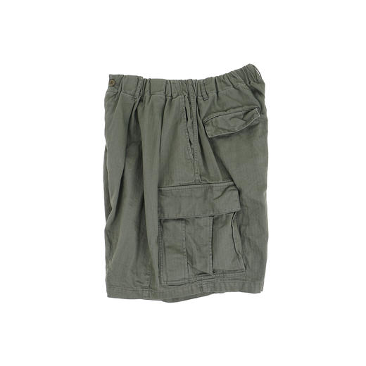 is-ness Herringbone 6-Pocket Shorts 水洗加工宽松工装短裤 商品图2