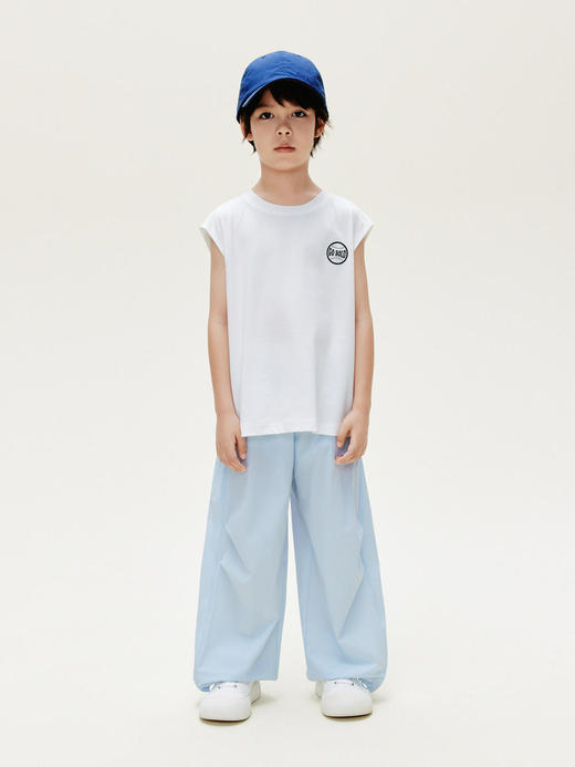 8楼摩安珂儿童little MO&Co.26年夏季新款三三力安同款active系列|凉感吸湿速干印花箱形背心 KBF2VET018【吊牌价：215元 ，活动价：215元】 商品图5