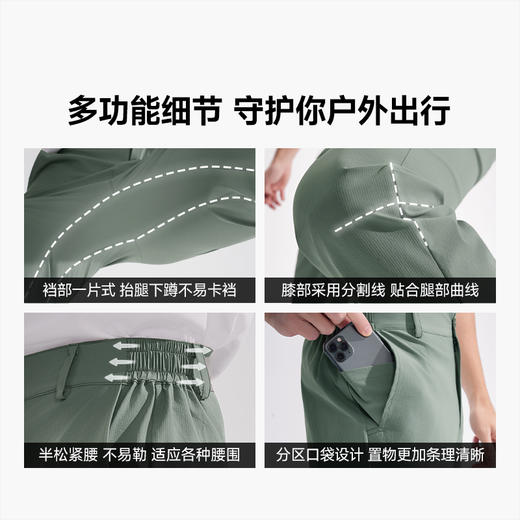 素湃Supield夏季通勤休闲裤男轻商务户外轻薄男裤防水耐磨冰壳裤 商品图2