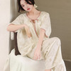 东方写意美学！【KASIHAN--新中式棉绸印花家居服系列】丝滑软糯棉绸触感 柔软细腻慵懒优雅 宽松版型搭配新中式印花 轻薄舒适/吸湿透气/气质优雅/居家休闲/多款式可选 商品缩略图2