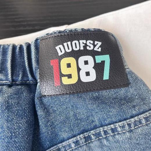 2026新款夏款棉质牛仔布童装 可爱卡通绣花牛仔短裤 商品图8