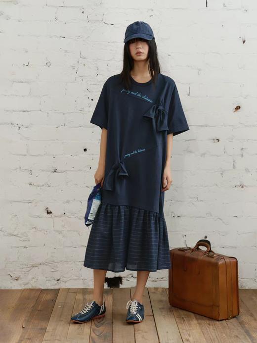 半圆/C66750342/解构拼接印花连衣裙 商品图2