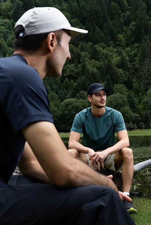 一店z 运动圈口碑爆款！！！H×2轻量速干运动抗菌拼接圆领短袖T恤 商品图2