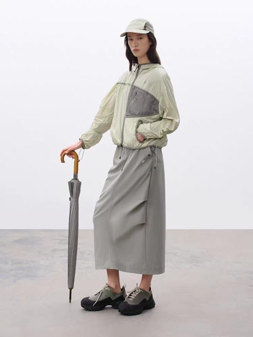 半圆/C65110016/连帽网眼拼接口袋防晒外套 商品图3