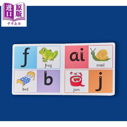 【中商原版】英文原版 快乐自然拼读 我的第一本字母发音 纸板书 Jolly Phonics My First Letter Sounds Pre-cursive letters 商品图1