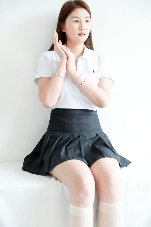 好美の五粒扣polo，出口日韩。小标刺绣基础翻领短袖poloE041688 商品图12