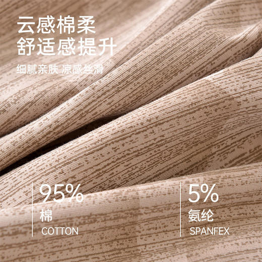 XY-1572  【1条】50支新疆长绒棉男士内裤纯棉10A级抑菌透气中腰无痕四角平角内裤 商品图2