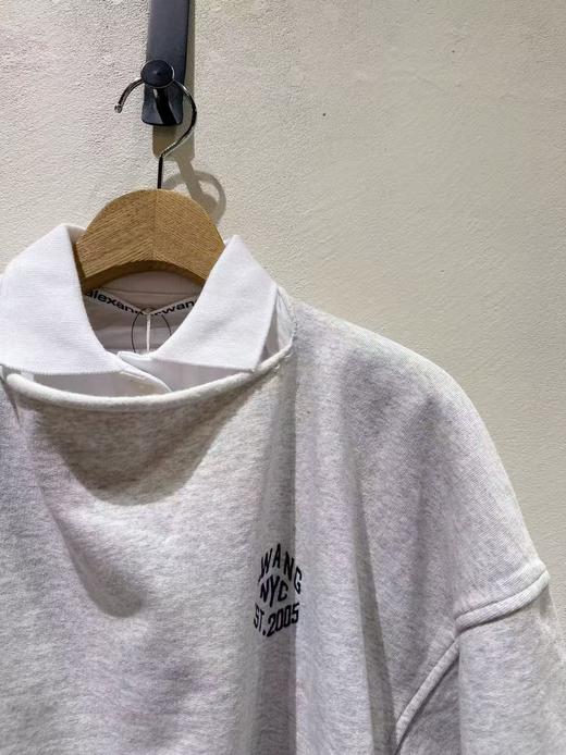 女款拼接polo领卫衣hu002 商品图2