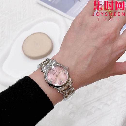 萧邦快乐钻系列 快乐钻石英手表 小号30mm 3钻，大号36mm 5钻，女士腕表 商品图10