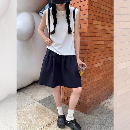 <曾小咸推荐>4.16新品上新 3色学院风A字半身裙 日常99！！ 活动价59！！【预售款，预计3-15天发货】 商品图14