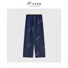04-3潘依绣丁丁宠粉韩系时髦减龄撞色织带抽绳松紧腰休闲裤 W-63141 商品缩略图2