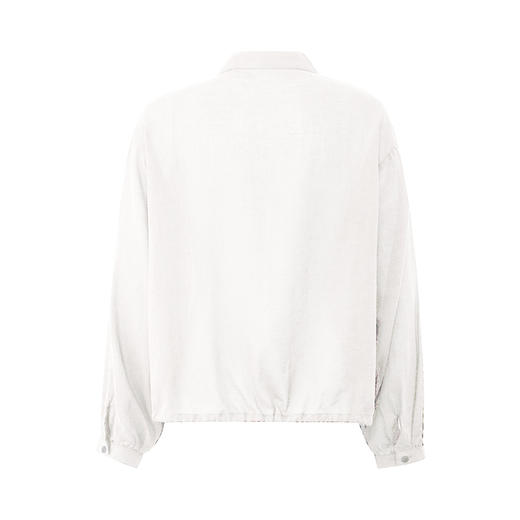 【2件9折】【Petit Bari】Petit Bari轻透百搭天丝亚麻系带遮阳衬衫 商品图11