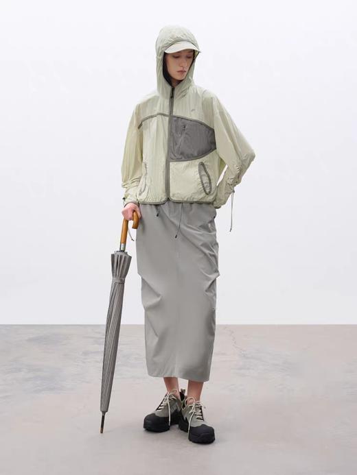 半圆/C65110016/连帽网眼拼接口袋防晒外套 商品图2