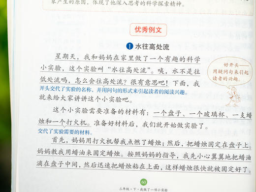 《小学生绘本课堂》（1学期2册：《年级阅读》+《素材书》）爆火7年，大语文教辅顶流“天花板”，和统编教材1:1完全同步，拓展阅读+百科知识+写作技法+范文讲解，一套书扫清小学语文学习“障碍“” 商品图4