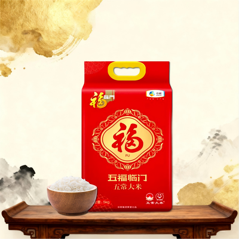 中粮福临门五福临门五常大米5kg