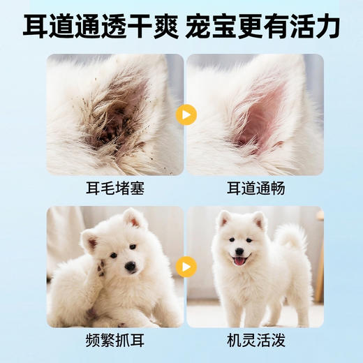 道力其 宠物拔毛粉42g 耳道清洁护理无痛 除耳螨 厂家直供 商品图2