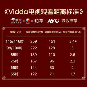 Vidda 海信电视65英寸 R65 一级能效 144Hz高刷 智慧屏 4K智能 液晶游戏平板电视机65V1Q-R