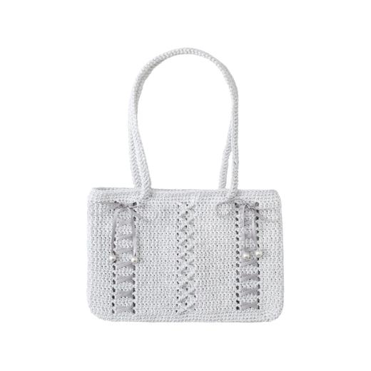 苏苏姐家芭蕾舞鞋包手工diy编织钩针烁光毛线团包包自制材料包 商品图3