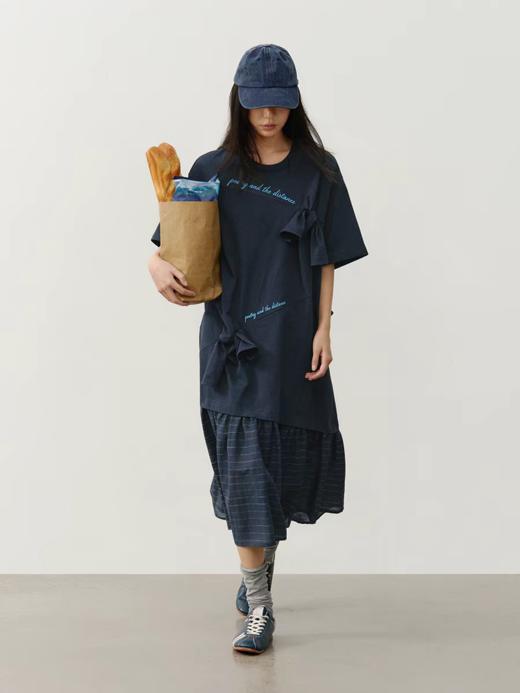 半圆/C66750342/解构拼接印花连衣裙 商品图3