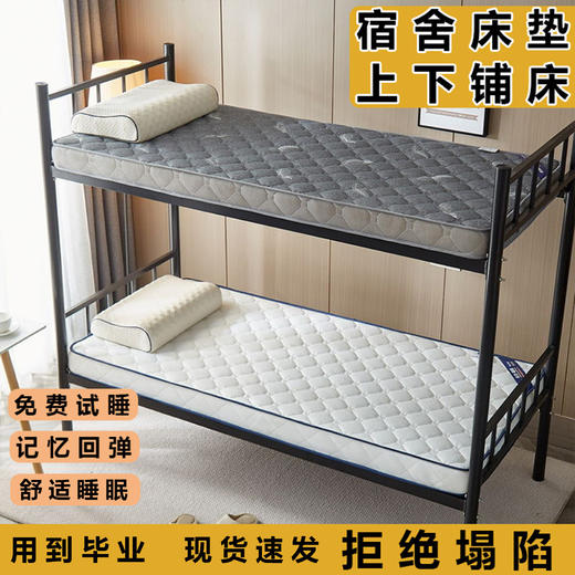【透气抗菌不闷热、高密度记忆回弹】宿舍床垫上下铺床垫学生寝室床垫单人床铁床床垫加厚宿舍神器透气.TA 商品图1