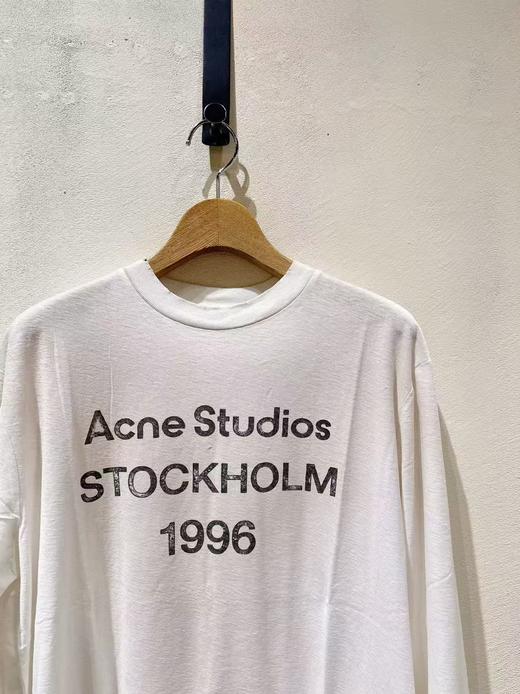 中性款logo印花长袖T恤BA001 商品图2