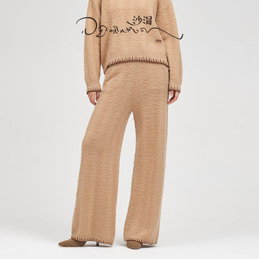 西藏羊绒宽腿女裤  SJF96K251N 商品图0