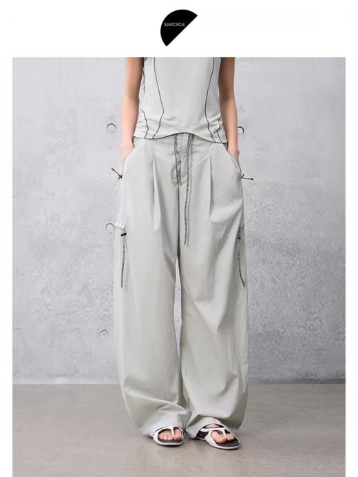 半圆/C61130295/垂感弯刀裤 商品图2